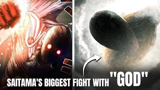 SAITAMAS Biggest Fight With GOD  SAITAMA vs GOD Part1 [upl. by Anyel518]