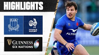 HIGHLIGHTS  🇮🇹 Italy v France 🇫🇷  2023 Guinness Six Nations [upl. by Zoila809]