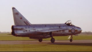 English Electric Lightning fast jet fighters  RAF Wattisham early 1970s [upl. by Malachy]