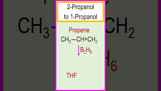 Transformation of the 2propanol to 1propanol chemistry [upl. by Stoll137]