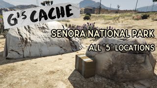 Gs Caches Locations Senora National Park  GTA Online Gs Cache Locations Guide [upl. by Ailyn]