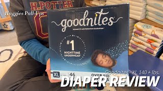 Diaper Review  Goodnites PullUps Diaper  ABDL [upl. by Bren912]