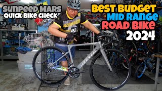 Budget Mid Range Road bike 2024  Sunpeed Mars Quick Bike Check budgetbike murangbike roadbike [upl. by Elbas]