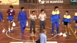 Lliga Catalana 198687  Barcelona vs Granollers  Final Tortosa [upl. by Ellehcem872]