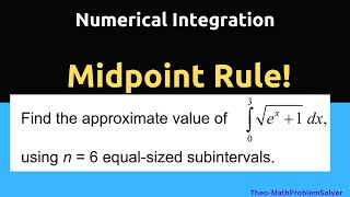 Numerical Integration 102 The Midpoint Rule [upl. by Spector]