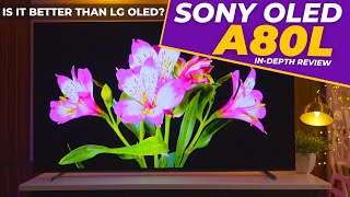 SONY A80L Bravia XR OLED TV 2023 REVIEW AND UNBOXING 🔥 [upl. by Enywad]