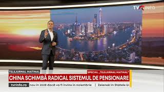 Reformă crucială a sistemului de pensii în China Crește vârsta de pensionare [upl. by Cinelli]