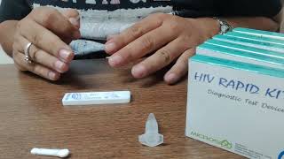 how to do Hiv test hiv test kaise kare  Hindi version hiv test kaise hota hai [upl. by Nelleh267]