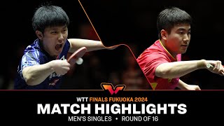 Tomokazu Harimoto vs Liang Jingkun  MS R16  WTT Finals Fukuoka 2024 [upl. by Dust]