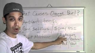 What Causes Orange Peel  How To Fix or Prevent Orange Peel Paint [upl. by Yuht]