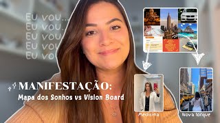 O SEGREDO para atrair a vida DOS SEUS SONHOS Mapa dos Sonhos vs Vision Board  como fazer o seu ✨ [upl. by Ordnaxela]