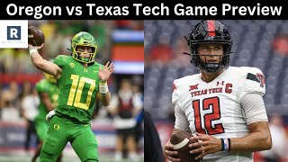 Oregon vs Texas Tech Game Preview  College Football Game Predictions [upl. by Cleavland631]