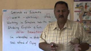 Curso de Inglés 187 Gerunds as subjects and after prepositions [upl. by Scrivens]