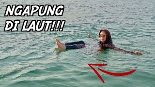 BERENANG DI LAUT MATI Wah Bisa Ngapung Sendiri😱 [upl. by Nashner615]