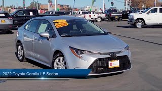 2022 Toyota Corolla LE Sedan Yuba City Oroville Roseville Sacramento Chico [upl. by Eyaf955]