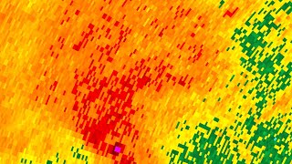 2021 Ambler Pennsylvania Supercell Radar Loop [upl. by Elacim803]