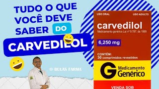 CARVEDILOL  PARA QUE SERVE COMO USAR TUDO QUE VOCÊ PRECISA SABER [upl. by Ingrim]