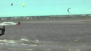 Fehmarn    Kitesurfer Grüner Brink [upl. by Tray]