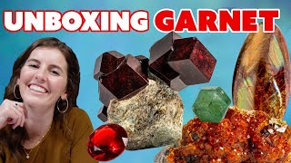 Unboxing Garnet  Rhodolite Pyrope Demantoid amp More [upl. by Ahsatam694]