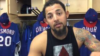 Rangers second baseman Rougned Odor bulkier after offseason after offseason weight training [upl. by Toile]