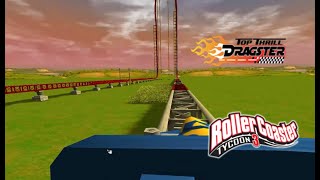 Top Thrill Dragster Cedar Point recreation RCT3 [upl. by Nnyladnarb460]