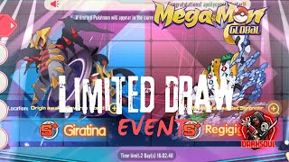 S GIRATINA amp REGIGIGAS  LIMITED DRAW EVENT  MEGAMON [upl. by Hermann]