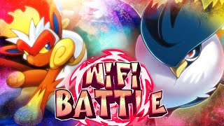 CHOICE BAND INFERNAPE OP Pokemon BDSP WiFi Battle [upl. by Yelrihs]