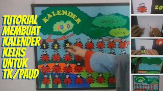 Tutorial membuat kalender kelas kreatif untuk TKPAUD [upl. by Celia]