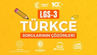 LGS  3  Türkçe Soru Çözümleri [upl. by Idorb841]