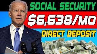 WOW DIRECT DEPOSIT CONFIRMED  NEW 6638MO BENEFITS APPROVES  SOCIAL SECURITY REFORM 2024 [upl. by Redienhcs]