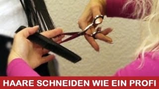 Haare schneiden wie ein Profi I DIY Tutorial Anleitung [upl. by Hasin]