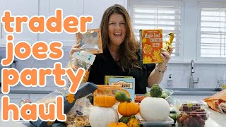 Trader Joes Haul For Fall Party [upl. by Riesman114]