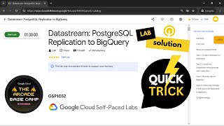 Datastream PostgreSQL Replication to BigQuery  Qwiklabs  GSP1052 [upl. by Gnouc339]