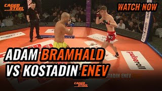 Adam Bramhald Vs Kostadin Enev  WORLD TITLE Caged Steel 27 cagedsteel27 [upl. by Morrissey]