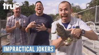 Impractical Jokers  Amateur Alligator Wrestling Punishment  truTV [upl. by Cherise216]