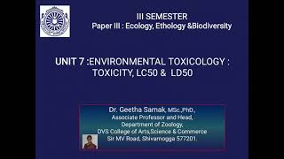 LD50 and Toxicity [upl. by Neraa]