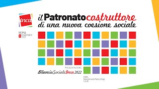 Bilancio Sociale Inca 2022 [upl. by Eniawtna]