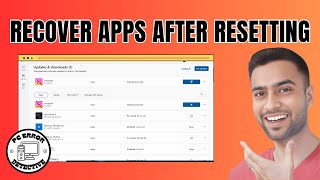 How to Recover Apps After Resetting Windows 10 [upl. by Suh492]