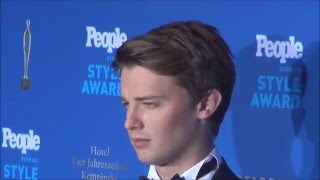 PEOPLE Germany STYLE AWARDS  Patrick Schwarzenegger Munich 7 März 2016 Teil VIII [upl. by Drexler]