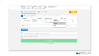 Freightoscom Walkthrough Search and Compare Freight Rates [upl. by Norga]