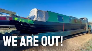 Why This Narrowboat is Being Lifted Out of the Water Ep 201 [upl. by Sanchez]