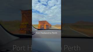 18 Hour drive from Port Hedland to Perth shorts [upl. by Linn]