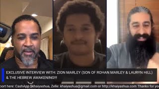 ZION MARLEY SON OF ROHAN MARLEY amp LAURYN HILL SAYS “SHEM amp THE ISRAELITES ARE BLACK” [upl. by Ettelra]