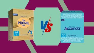 PROMIL GOLD VS ASCENDA NUTRITION FACTS BASED REVIEW MILK FOR 13 YEARS OLD [upl. by Huoh]