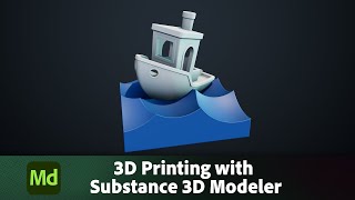 3D Printing with Substance 3D Modeler  Adobe Substance 3D [upl. by Brasca]