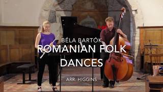 Bartók Romanian Folk Dances arr for Flute and Double Bass [upl. by Animsay163]