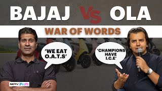 Watch What Bhavish Aggarwal Said In Response To Rajiv Bajajs We Eat OATS Comment [upl. by Anerehs]