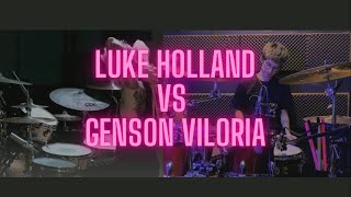 LUKE HOLLAND VS GENSON VILORIA POSITIONS  DRUM SOLO [upl. by Ihsorih]