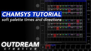 Soft Palettes  Fade Times and Directions  ChamSys Tutorial [upl. by Lienet]