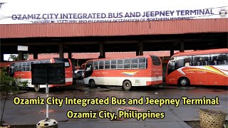 OZAMIZ CITY INTEGRATED BUS AND JEEPNEY TERMINALOZAMIZ CITY PHILIPPINES [upl. by Royd]